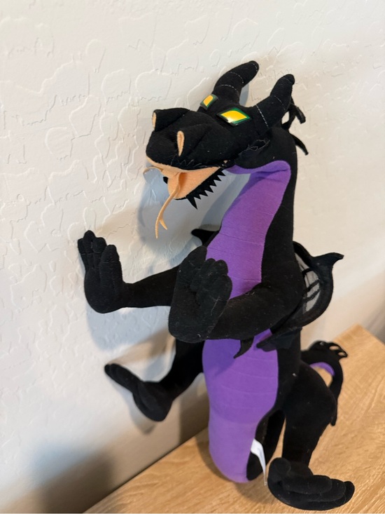 Disney Other - 1990s Sleeping Beauty Maleficent DRAGON 21" Plush Disney Parks Vintage Movie T7